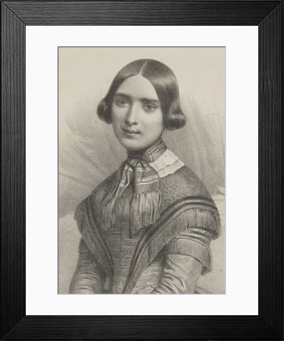 Framed Print : Portrait of Marie Pleyel (1811-1875), 1830s Framed Print : Portrait of Marie Pleyel (1811-1875), 1830s