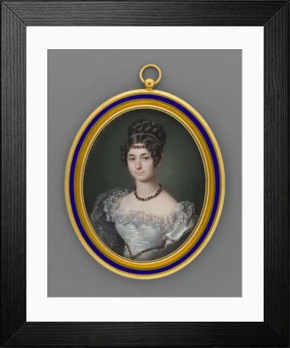 Framed Print : Princess Anna Zofia Czartoryska, nee Sapieha (1799-1864), 1825 Framed Print : Princess Anna Zofia Czartoryska, nee Sapieha (1799-1864), 1825