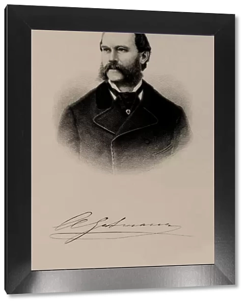 Portrait of Adolf Wilhelm Gutmann (1819-1882), ca 1860