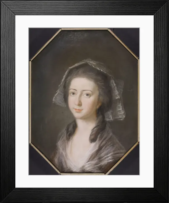 Framed Print : Portrait of Princess Maria Anna Czartoryska (1768-1854), c. 1780 Framed Print : Portrait of Princess Maria Anna Czartoryska (1768-1854), c. 1780