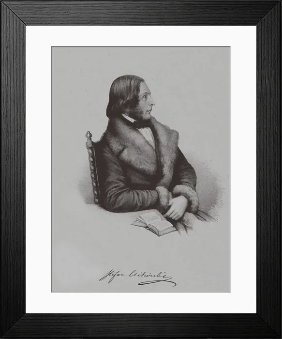 Framed Print : Portrait of Stefan Witwicki (1801-1847)