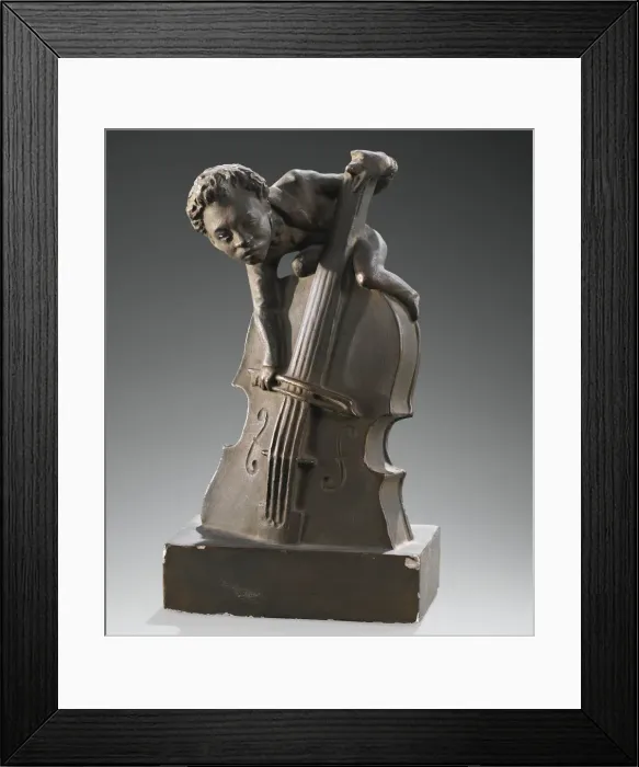 Framed Print : Portrait of Auguste-Joseph Franchomme (1808-1884), 1837 Framed Print : Portrait of Auguste-Joseph Franchomme (1808-1884), 1837