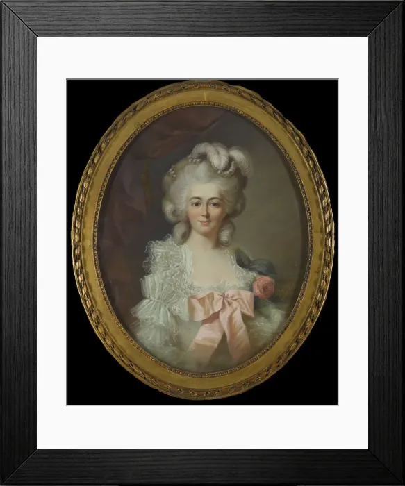 Framed Print : Portrait of Countess Helene Apollonia Potocka-de Ligne, nee Massalska (1763-1815), Between 1786 Framed Print : Portrait of Countess Helene Apollonia Potocka-de Ligne, nee Massalska (1763-1815), Between 1786