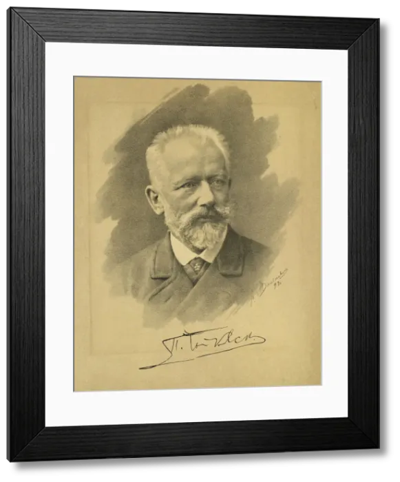 Framed Print : Pyotr Ilyich Tchaikovsky (1840-1893), 1892 Framed Print : Pyotr Ilyich Tchaikovsky (1840-1893), 1892