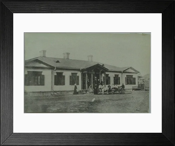 Framed Print : The House of Pyotr Ilyich Tchaikovsky in Kamenka, where he worked in 1860-1870s, 1870s Framed Print : The House of Pyotr Ilyich Tchaikovsky in Kamenka, where he worked in 1860-1870s, 1870s