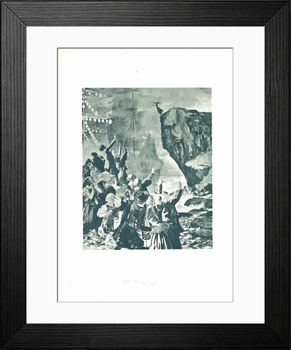 Framed Print : The Flying Dutchman (Der fliegende Hollander) by Richard Wagner, 1872 Framed Print : The Flying Dutchman (Der fliegende Hollander) by Richard Wagner, 1872
