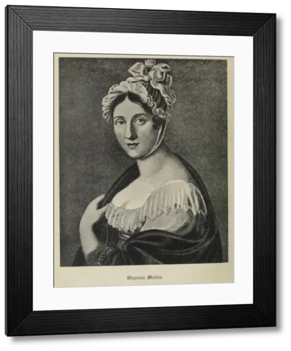 Framed Print : Johanna Rosine Wagner, nee Patz (1778-1848), Early 19th cen Framed Print : Johanna Rosine Wagner, nee Patz (1778-1848), Early 19th cen