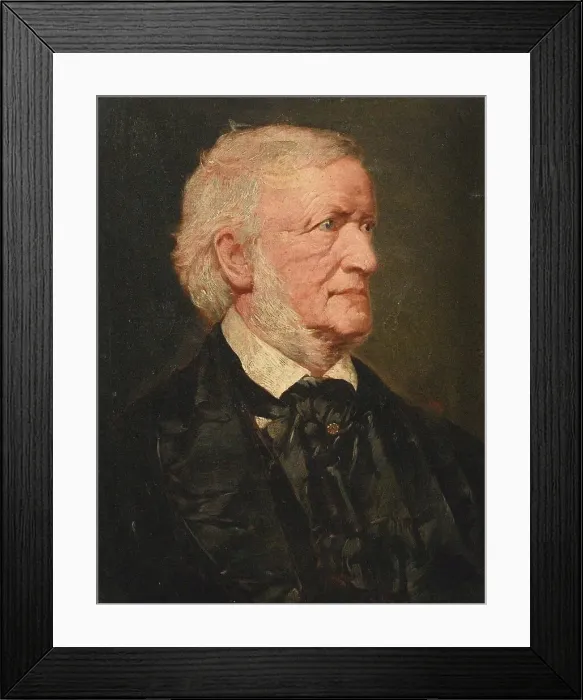Framed Print : Portrait of the Composer Richard Wagner (1813-1883) Framed Print : Portrait of the Composer Richard Wagner (1813-1883)