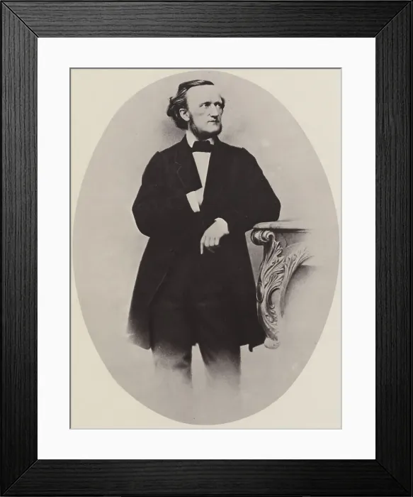 Framed Print : Portrait of the Composer Richard Wagner (1813-1883), 1864 Framed Print : Portrait of the Composer Richard Wagner (1813-1883), 1864