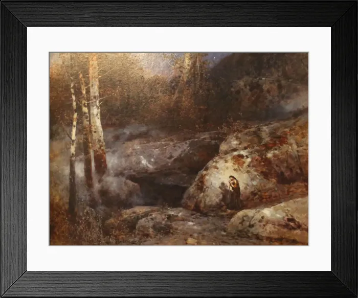 Framed Print : Set design for opera Tannhauser by Richard Wagner. Tannhauser returns from his pilgrimage to Rome, 1 Framed Print : Set design for opera Tannhauser by Richard Wagner. Tannhauser returns from his pilgrimage to Rome, 1