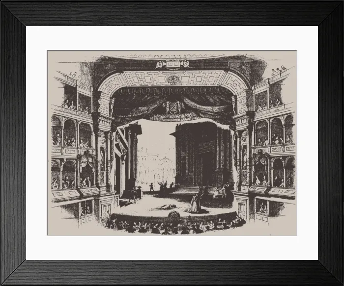 Framed Print : Premiere of the opera Rienzi by Richard Wagner, at the Dresden Hoftheater on 20th October 1842, 1843 Framed Print : Premiere of the opera Rienzi by Richard Wagner, at the Dresden Hoftheater on 20th October 1842, 1843