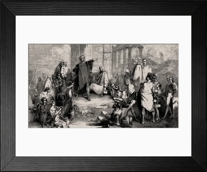 Framed Print : The opera Rienzi by Richard Wagner, at the Theatre Lyrique in Paris on 6 April 1869, 1869 Framed Print : The opera Rienzi by Richard Wagner, at the Theatre Lyrique in Paris on 6 April 1869, 1869