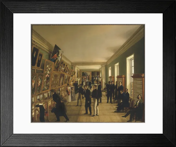 Framed Print : View of the University Exhibition of Fine Arts in Warsaw, 1828, 1828 Framed Print : View of the University Exhibition of Fine Arts in Warsaw, 1828, 1828