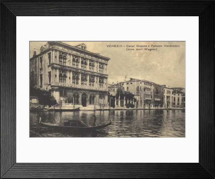 Framed Print : Palazzo Vendramin Calergi in Venice, 1880s Framed Print : Palazzo Vendramin Calergi in Venice, 1880s