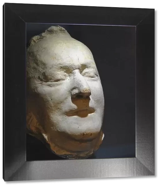 The death mask of Richard Wagner, 1883