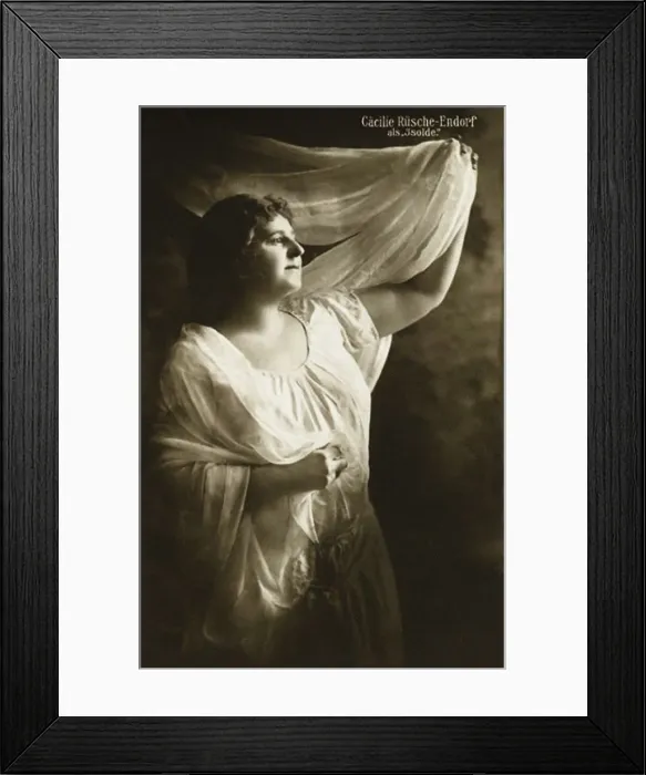 Framed Print : Cacilie Rusche-Endorf (1873-1939) as Isolde in opera Tristan and Isolde by Richard Wagner, 1910 Framed Print : Cacilie Rusche-Endorf (1873-1939) as Isolde in opera Tristan and Isolde by Richard Wagner, 1910