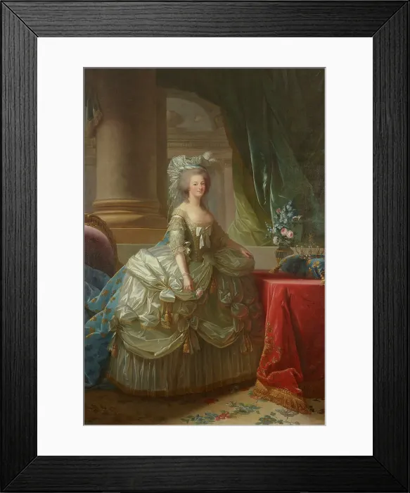 Framed Print : Portrait of Queen Marie Antoinette of France (1755-1793), c. 1785 Framed Print : Portrait of Queen Marie Antoinette of France (1755-1793), c. 1785