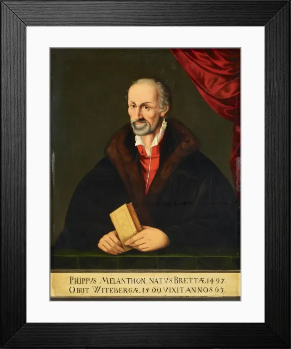 Framed Print : Portrait of Philipp Melanchthon (1497-1560) Framed Print : Portrait of Philipp Melanchthon (1497-1560)