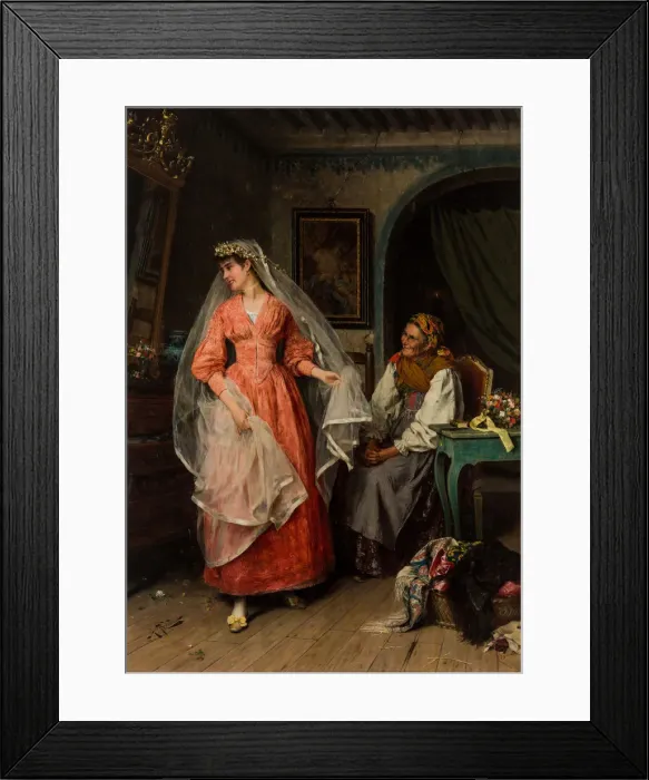 Framed Print : Preparing for the Wedding Framed Print : Preparing for the Wedding