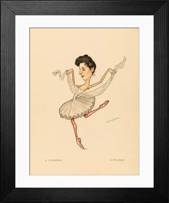 Framed Print : Anna Pavlova, 1902-1905 Framed Print : Anna Pavlova, 1902-1905