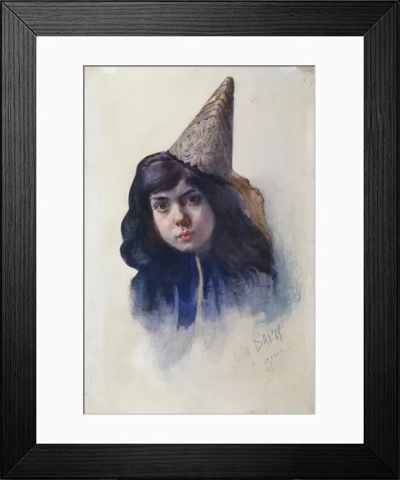 Framed Print : Portrait of a Girl, 1897 Framed Print : Portrait of a Girl, 1897