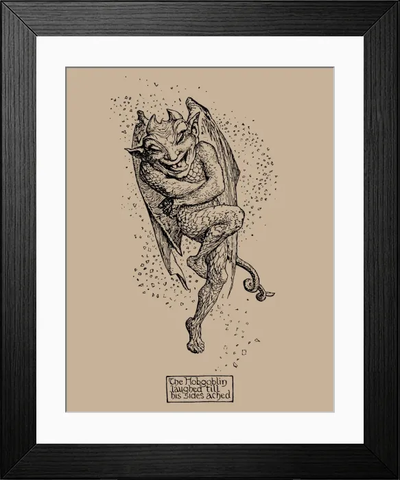 Framed Print : Hobgoblin. Illustration from The Pink Fairy Book by Andrew Lang, 1904 Framed Print : Hobgoblin. Illustration from The Pink Fairy Book by Andrew Lang, 1904
