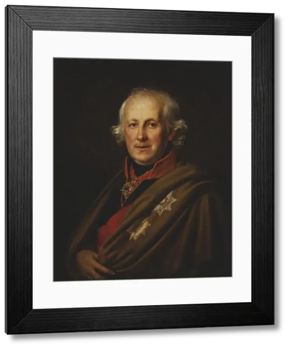 Framed Print : Portrait of Admiral Count Nikolay Semyonovich Mordvinov (1754-1845), Early 1820s Framed Print : Portrait of Admiral Count Nikolay Semyonovich Mordvinov (1754-1845), Early 1820s