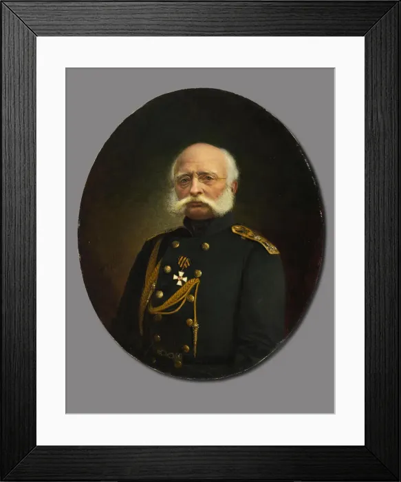 Framed Print : Portrait of Admiral Baron Ferdinand von Wrangel (1796?1870), 1892 Framed Print : Portrait of Admiral Baron Ferdinand von Wrangel (1796?1870), 1892