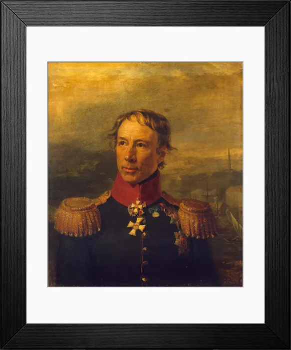 Framed Print : Portrait of Fabian Gotthard von Steinheil (1762-1831), before 1825