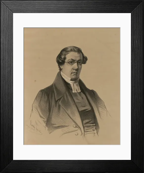 Framed Print : Portrait of Johan Ludvig Runeberg (1804-1877), 1830-1840s Framed Print : Portrait of Johan Ludvig Runeberg (1804-1877), 1830-1840s