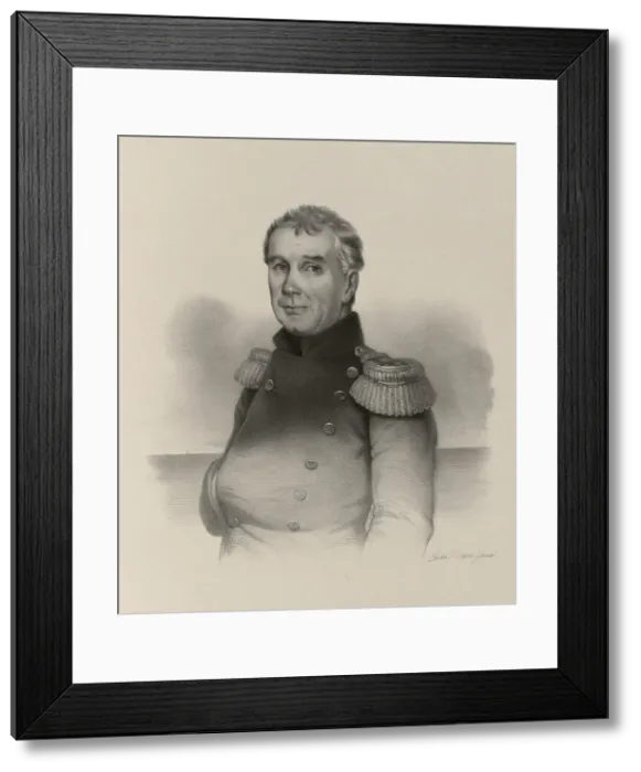 Framed Print : Portrait of Admiral Ivan (Adam) Krusenstern (1770-1846), 1830-1840s Framed Print : Portrait of Admiral Ivan (Adam) Krusenstern (1770-1846), 1830-1840s