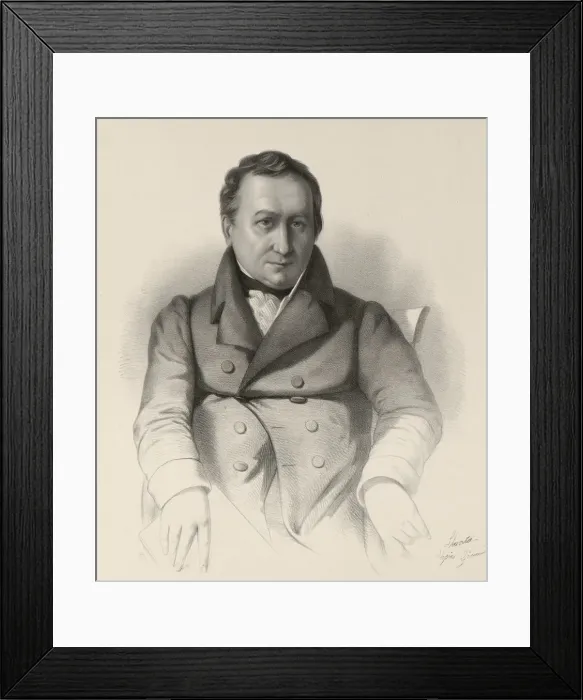 Framed Print : Portrait of Ludwig Tieck (1773-1853), 1830-1840s Framed Print : Portrait of Ludwig Tieck (1773-1853), 1830-1840s