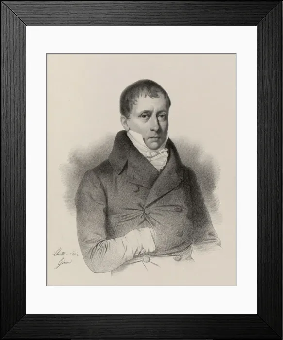 Framed Print : Portrait of Heinrich Christian Schumacher (1780-1850), 1830-1840s Framed Print : Portrait of Heinrich Christian Schumacher (1780-1850), 1830-1840s