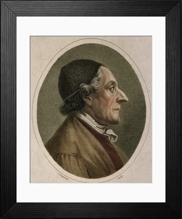 Framed Print : Portrait of the poet and physiognomist Johann Kaspar Lavater (1741-1801), 1813 Framed Print : Portrait of the poet and physiognomist Johann Kaspar Lavater (1741-1801), 1813