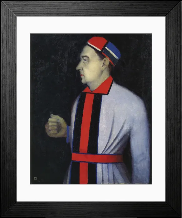 Framed Print : Portrait of Nikolai Nikolayevich Punin (1888-1953), 1933 Framed Print : Portrait of Nikolai Nikolayevich Punin (1888-1953), 1933