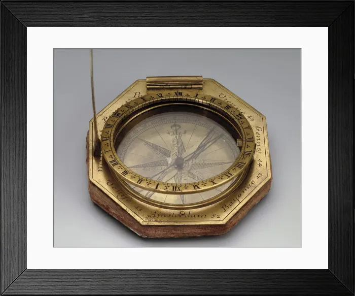 Framed Print : Universal equatorial sundial of Peter the Great, Early 18th cen Framed Print : Universal equatorial sundial of Peter the Great, Early 18th cen