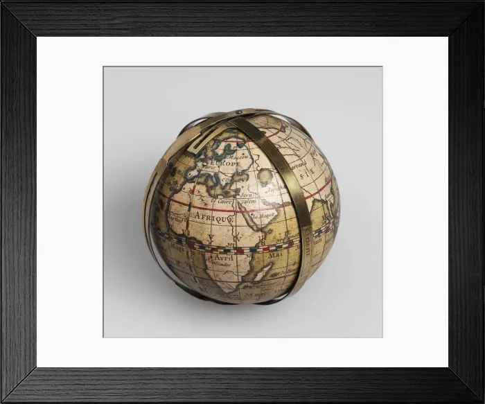 Framed Print : Terrestrial Globe, 1720 Framed Print : Terrestrial Globe, 1720
