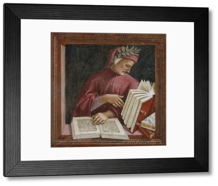 Framed Print : Portrait of Dante Alighieri (From: Cappella di San Brizio), c. 1500 Framed Print : Portrait of Dante Alighieri (From: Cappella di San Brizio), c. 1500