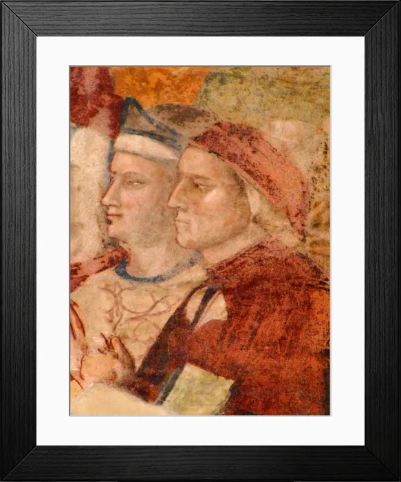 Framed Print : Portrait of Dante Alighieri (From: Fresco of Paradise), 14th century Framed Print : Portrait of Dante Alighieri (From: Fresco of Paradise), 14th century