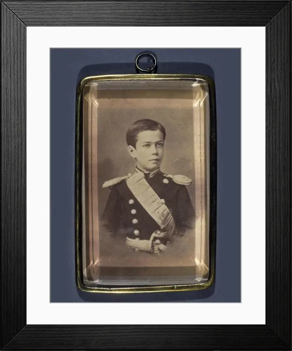 Framed Print : Portrait of the Tsarevich Nikolay Aleksandrovich of Russia (1868-1918), 1881 Framed Print : Portrait of the Tsarevich Nikolay Aleksandrovich of Russia (1868-1918), 1881