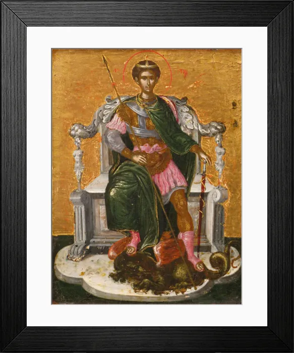 Framed Print : Saint Demetrius of Thessaloniki, ca 1567 Framed Print : Saint Demetrius of Thessaloniki, ca 1567