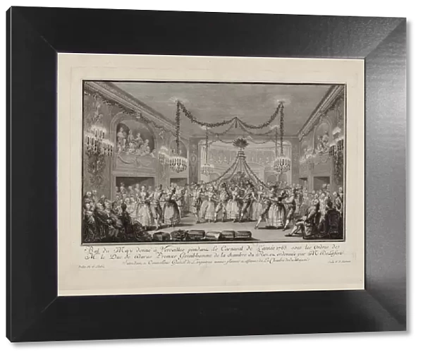 May Ball given at Versailles during the Carnival of 1763, c. 1763