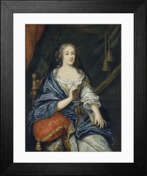 Framed Print : Louise de La Baume Le Blanc, Duchess of La Valliere (1644-1710), Third quarter of 17th century Framed Print : Louise de La Baume Le Blanc, Duchess of La Valliere (1644-1710), Third quarter of 17th century