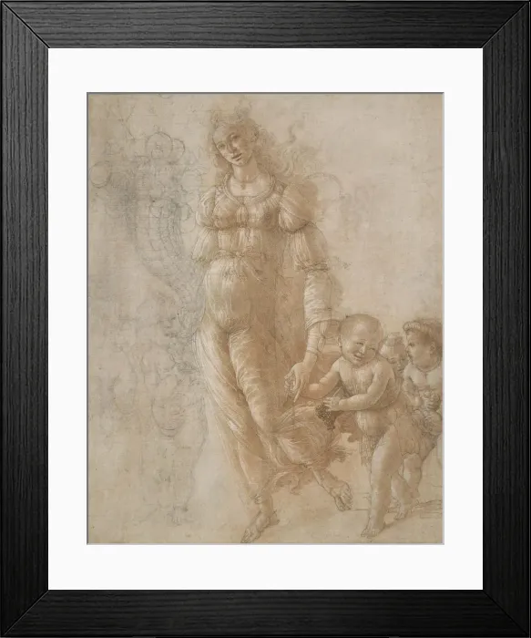 Framed Print : Allegory of Abundance or Autumn, ca 1470-1475 Framed Print : Allegory of Abundance or Autumn, ca 1470-1475