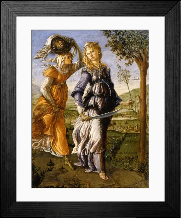 Framed Print : Judith Returns from the Enemy Camp at Bethulia, 1470-1472 Framed Print : Judith Returns from the Enemy Camp at Bethulia, 1470-1472