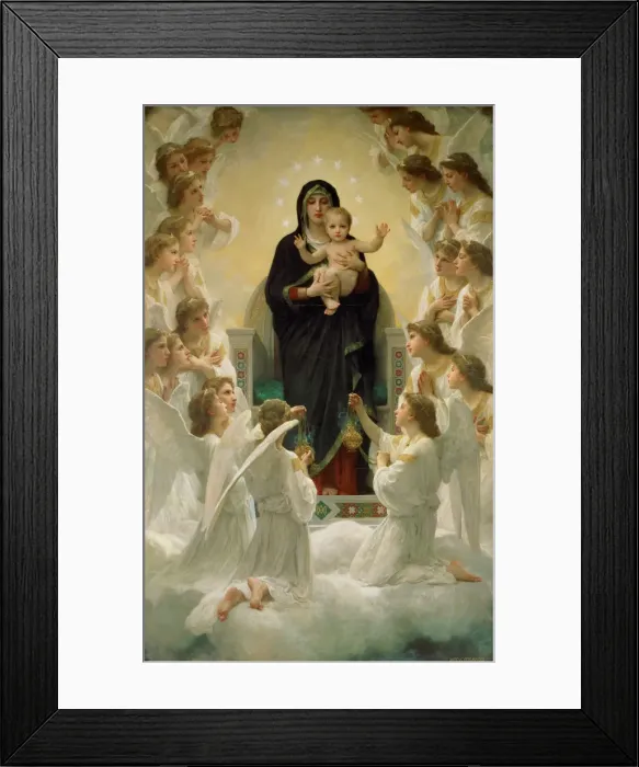 Framed Print : Regina Angelorum, 1900 Framed Print : Regina Angelorum, 1900