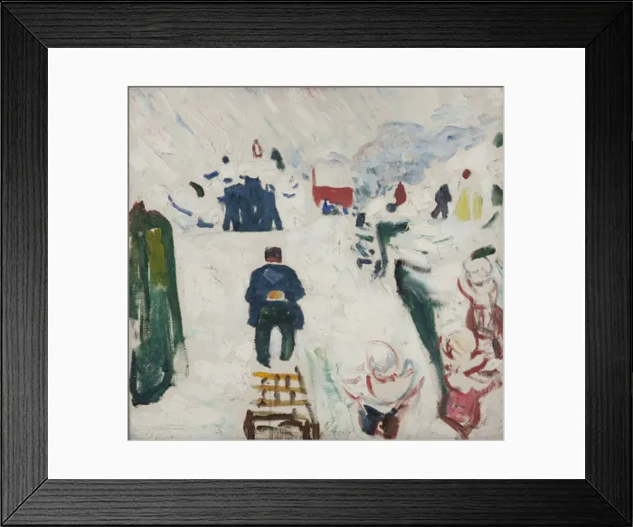 Framed Print : Man with a Sledge, 1910-1912 Framed Print : Man with a Sledge, 1910-1912