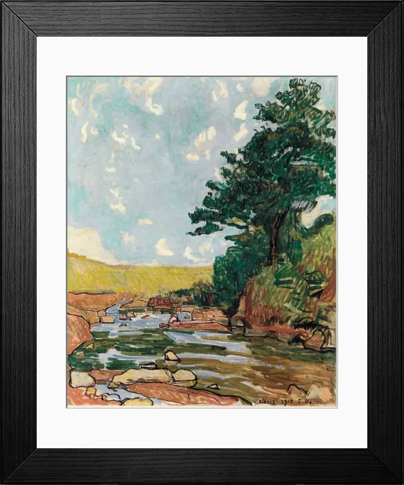 Framed Print : Landscape near Neris, 1915 Framed Print : Landscape near Neris, 1915