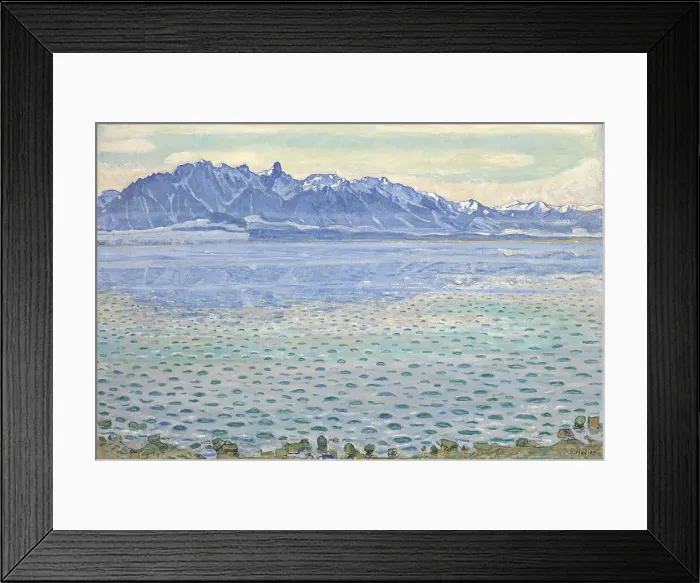 Framed Print : Lake Thun with Stockhorn Range, 1904 Framed Print : Lake Thun with Stockhorn Range, 1904