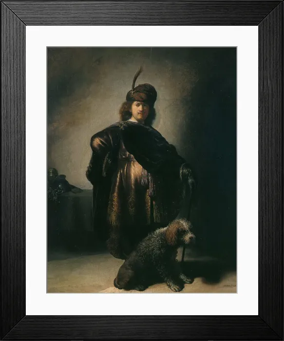 Framed Print : Self-Portrait in Oriental Costume, 1631-1632 Framed Print : Self-Portrait in Oriental Costume, 1631-1632